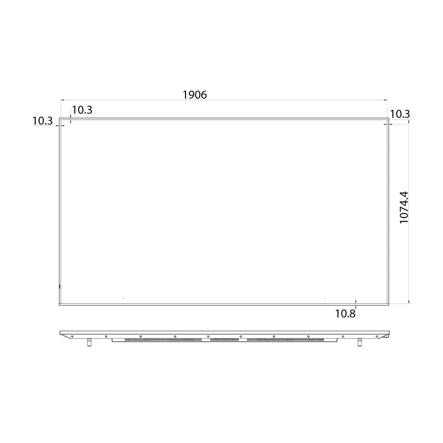 Hisense 86" 18/7 UHD 4K 500 nits D-LED