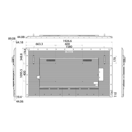 Hisense 86" 18/7 UHD 4K 500 nits D-LED