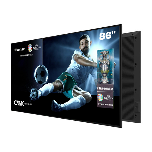 Hisense 86" 18/7 UHD 4K 500 nits D-LED